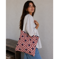 Satin Lined Patriotic Tote Bag