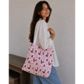 Satin Lined Patriotic Tote Bag
