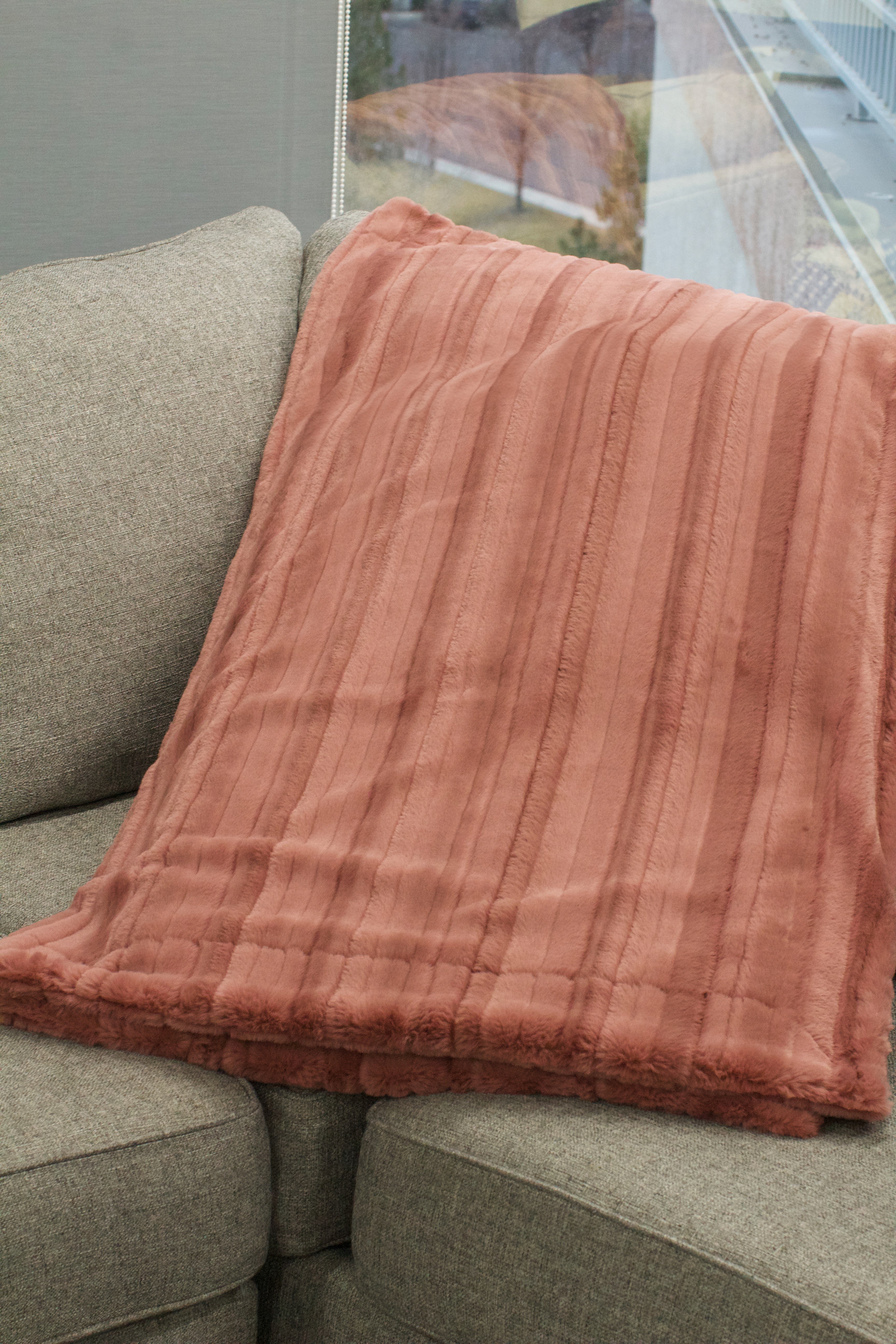 Vienna Desert Rose Minky Blanket