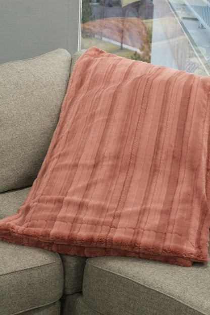 Vienna Desert Rose Minky Blanket