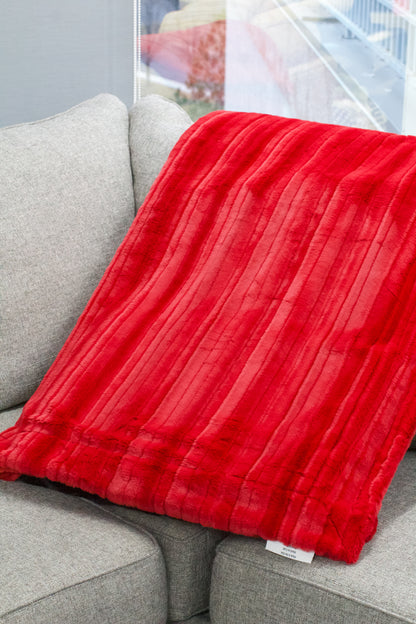 Vienna Cardinal Minky Blanket