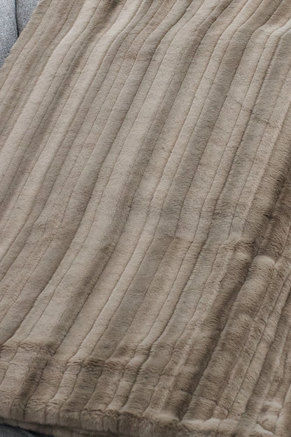 Vienna Simply Taupe Minky Blanket