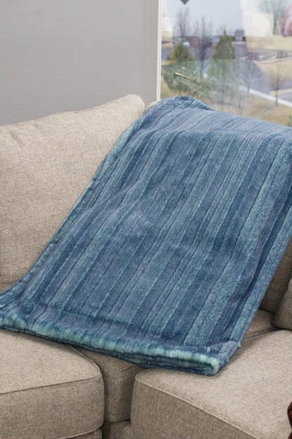 Glazed Vienna Raindrop Minky Blanket