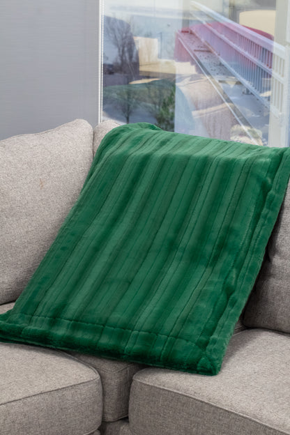Vienna Emerald Minky Blanket