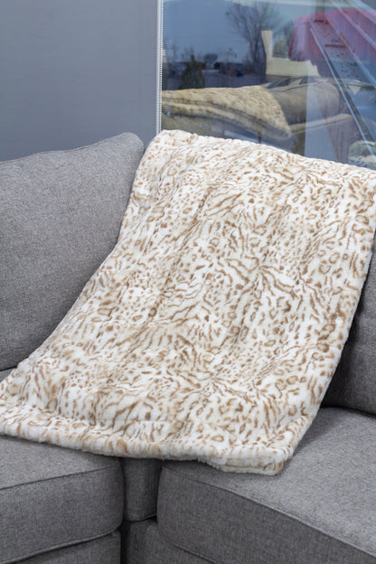 Vienna Bengal Cappuccino Minky Blanket