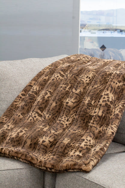 Vienna Bengal Pecan Minky Blanket