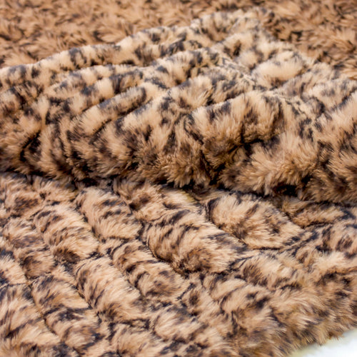 Milan Cheetah Swiss Chocolate Minky Blanket