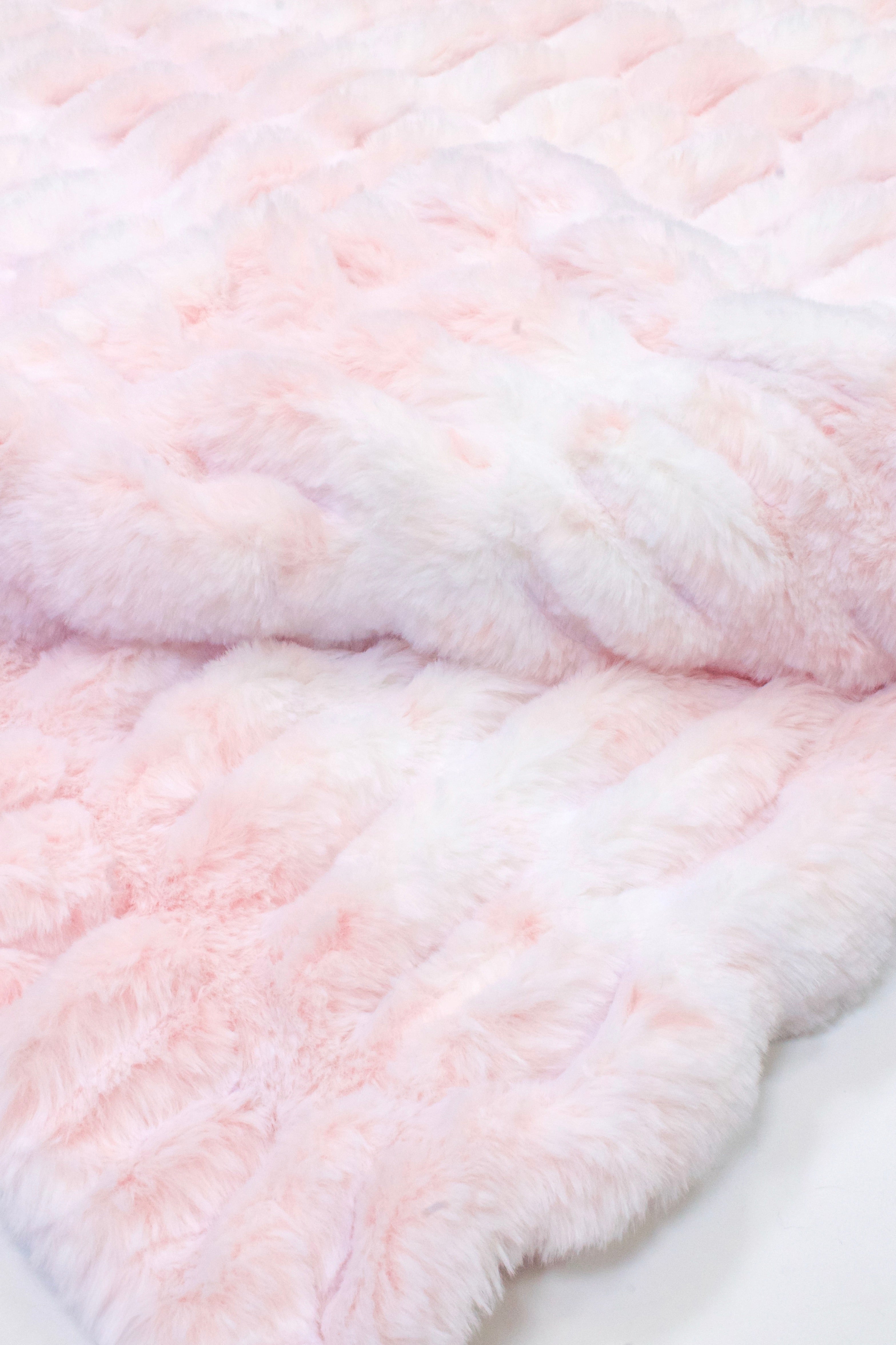 Milan Lynx Rosewater Minky Blanket