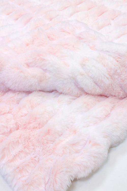 Milan Lynx Rosewater Minky Blanket
