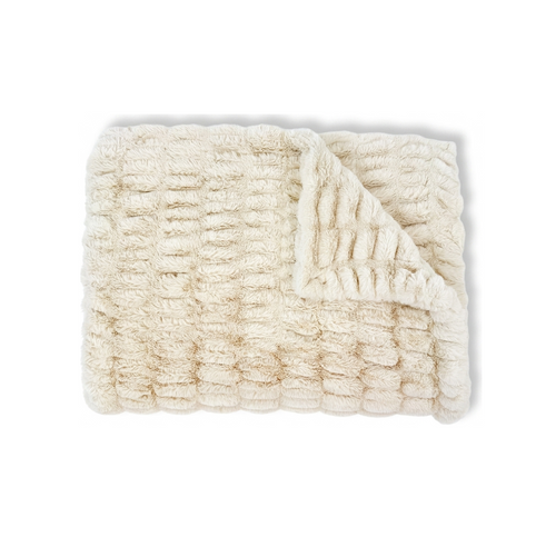 Milan Eggshell Minky Blanket