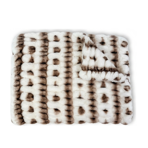 Milan Luca Natural Minky Blanket