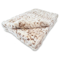 Milan Lynx Natural/Taupe Minky Blanket
