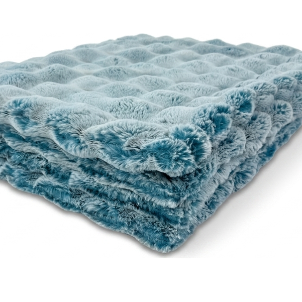 Frosted Powderpuff Poseidon Minky Blanket