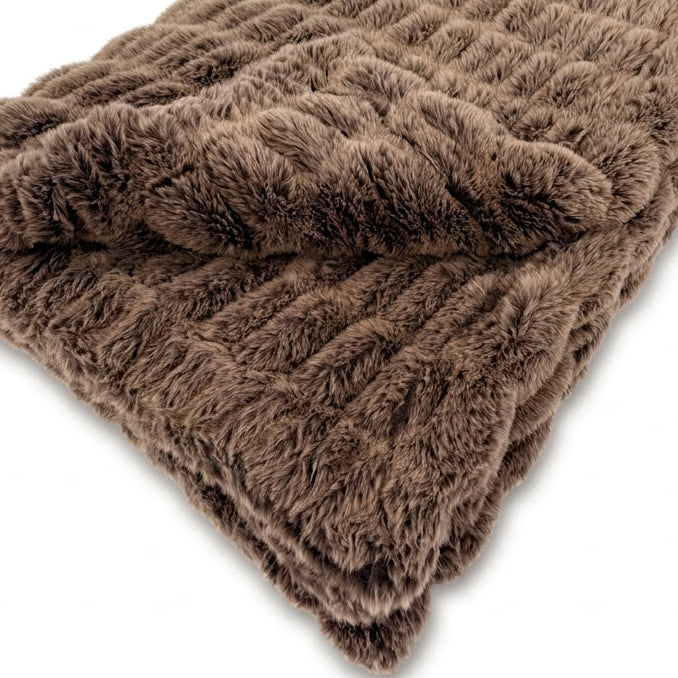 Iced Milan Chocolate / Almond Minky Blanket