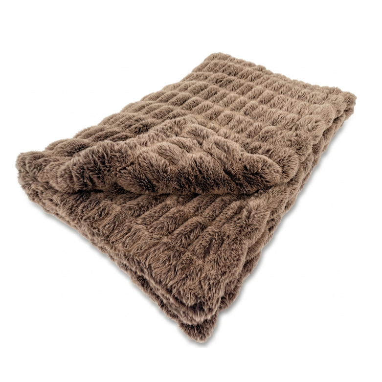 Iced Milan Chocolate / Almond Minky Blanket