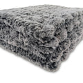 Iced Milan Silver Pine Minky Blanket