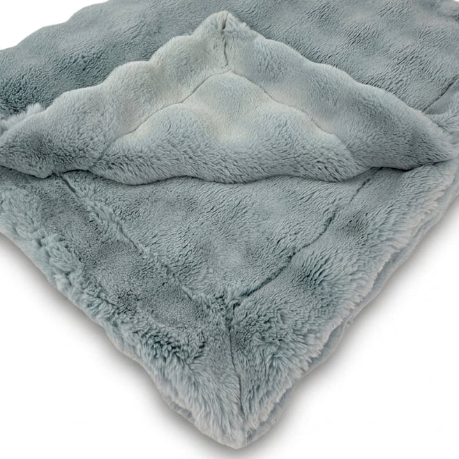 Powderpuff Raindrop Minky Blanket