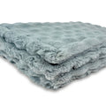 Powderpuff Raindrop Minky Blanket