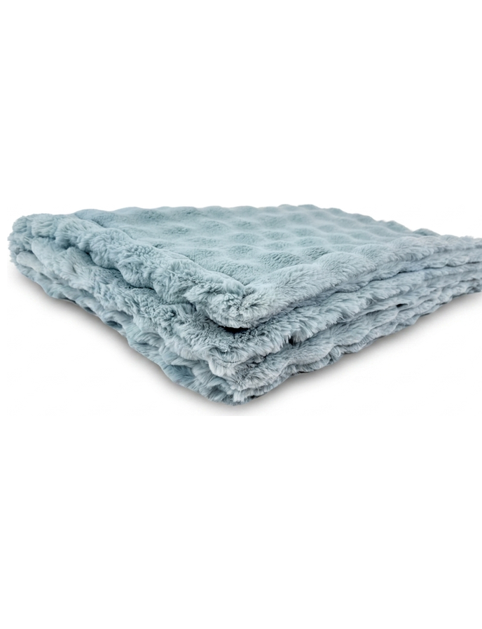 Powderpuff Raindrop Minky Blanket
