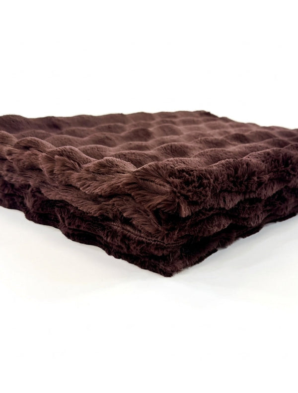 Powderpuff Rum Rasin Minky Blanket