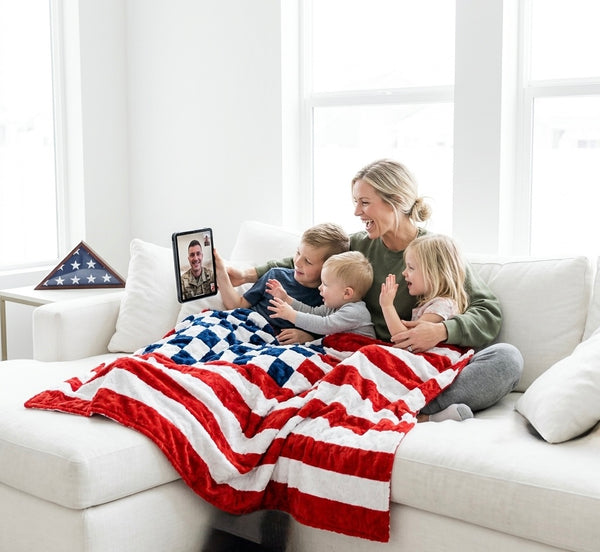XL American Patchwork Flagstrip