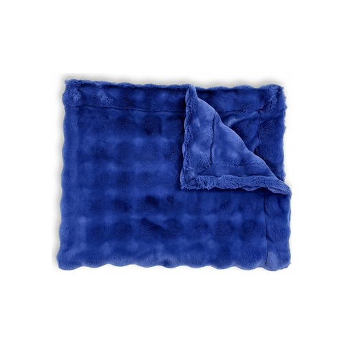 Powderpuff Midnight Minky Blanket