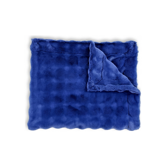 Powderpuff Midnight Minky Blanket