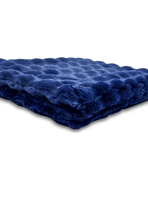 Powderpuff Midnight Minky Blanket