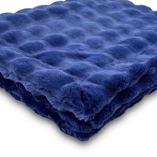 Powderpuff Midnight Minky Blanket