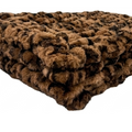 Milan Clouded Leopard Hazelnut Minky Blanket
