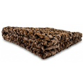 Milan Clouded Leopard Acorn Minky Blanket