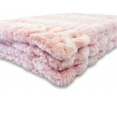 Milan Lynx Rosewater Minky Blanket