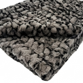 Milan Clouded Leopard Silver Minky Blanket