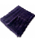 Powderpuff Purple Velvet Minky Blanket
