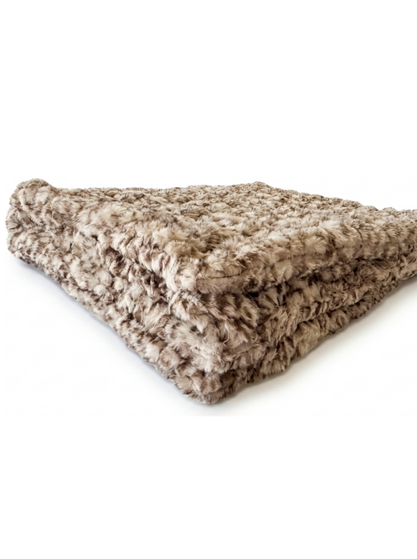 Milan Maple Glaze Cheetah Minky Blanket