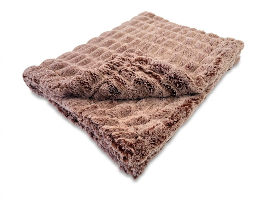Iced Milan Cinnamon Minky Blanket