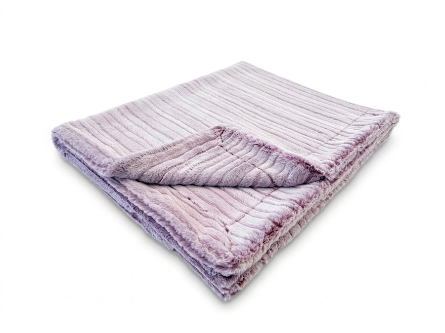 Iced Vienna Elderberry Minky Blanket