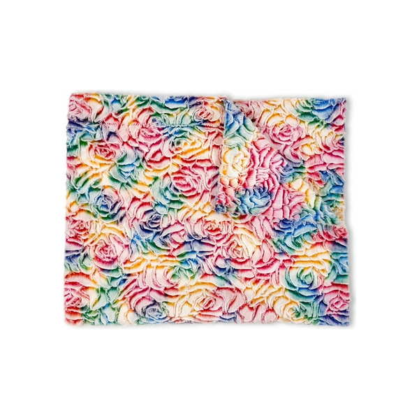 Demi Rose Prism Vibrant Minky Blanket