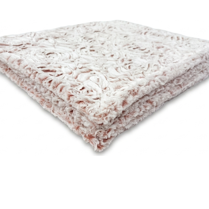 Demi Rose Frosted Prism Cedarwood Minky Blanket