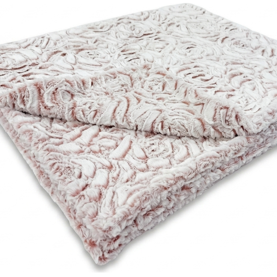 Demi Rose Frosted Prism Cedarwood Minky Blanket