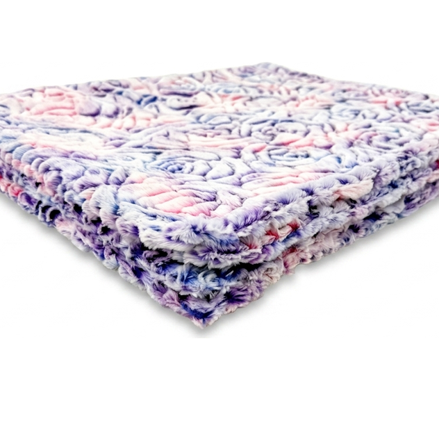Demi Rose Multi Prism Razzle Dazzle Minky Blanket