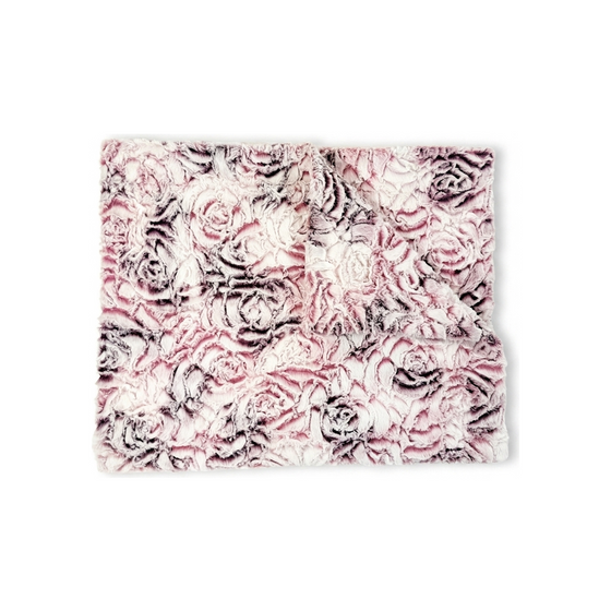 Demi Rose Multi Prism Rosewine Minky Blanket
