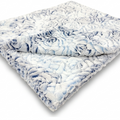 Demi Rose Frosted Prism Bluebell Minky Blanket