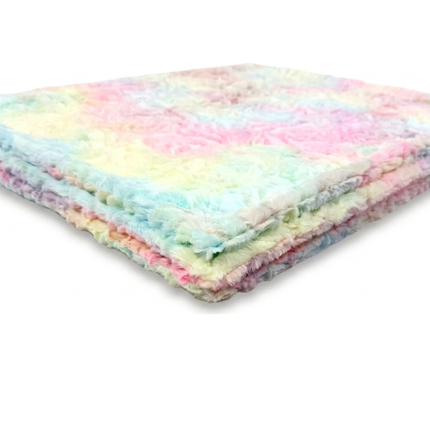 Demi Rose Multi Prism Pastel Minky Blanket