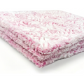 Demi Rose Frosted Prism Pink Minky Blanket