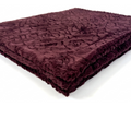 Demi Rose Burgundy Minky Blanket