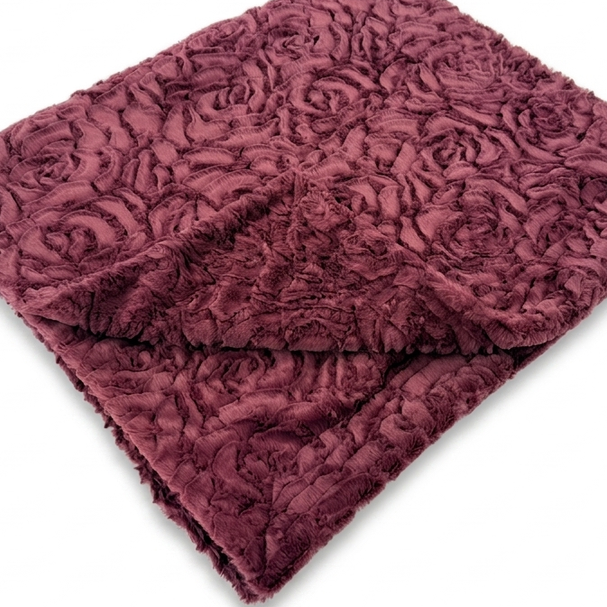 Demi Rose Heather Rose Minky Blanket