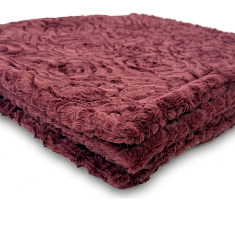Demi Rose Heather Rose Minky Blanket