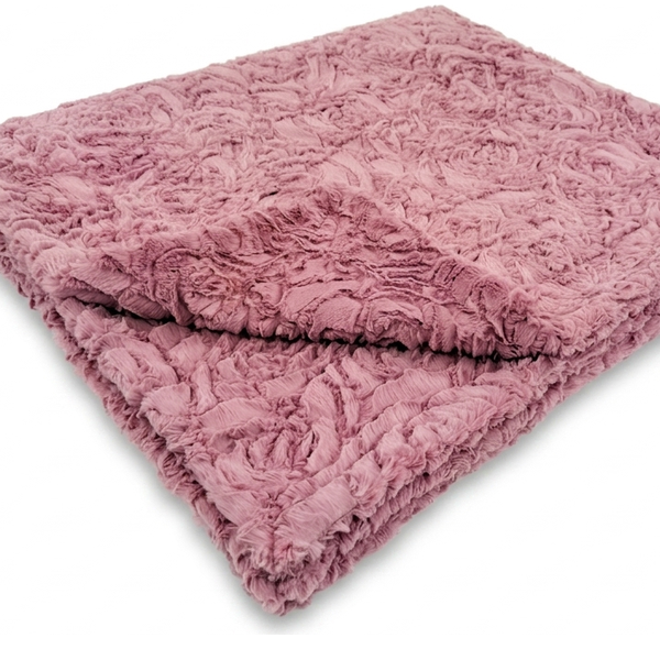Demi Rose Woodrose Minky Blanket