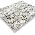 Demi Rose Frosted Prism Simply Taupe Minky Blanket